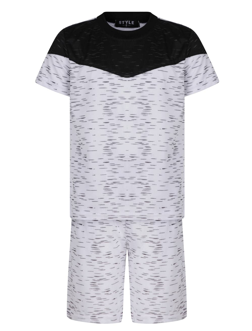 Boys Two Toned T-Shirt & Shorts Set