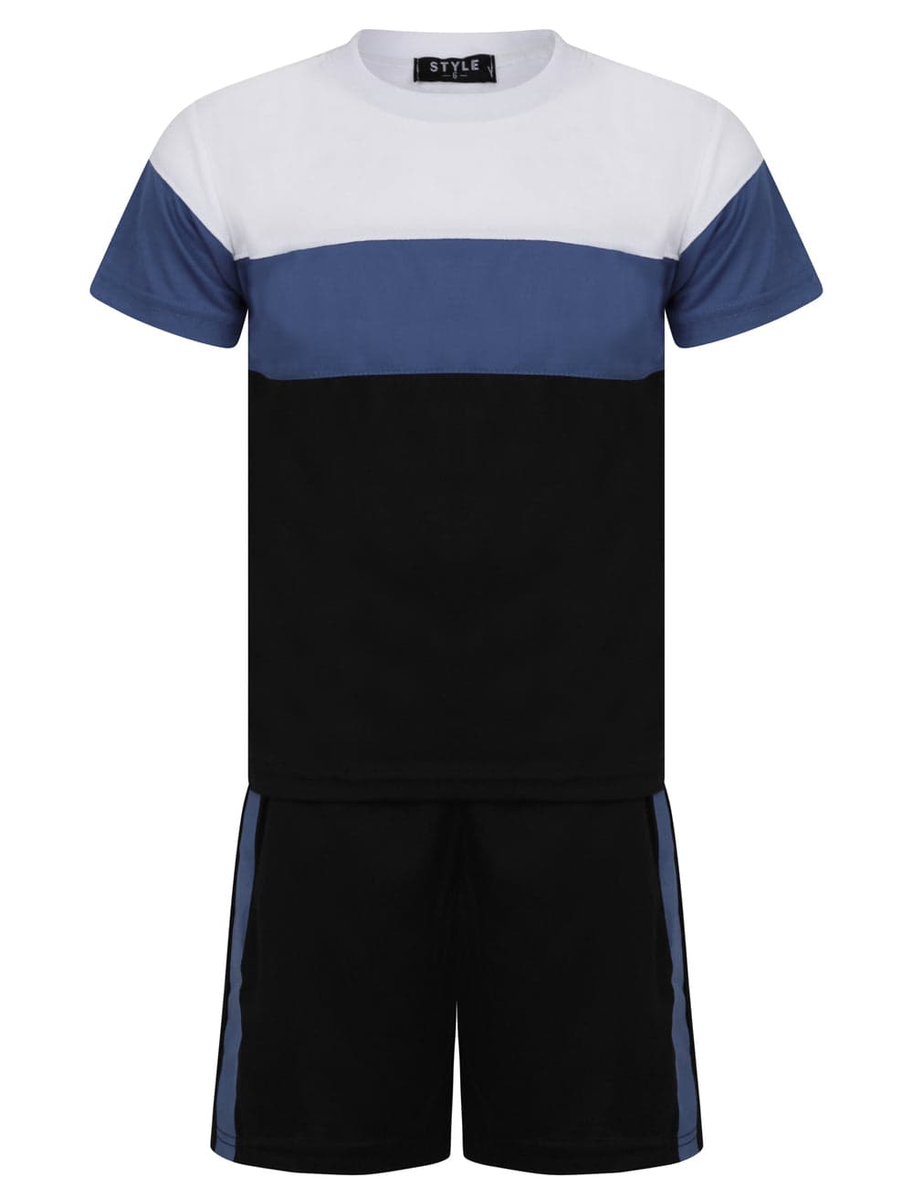 Boys Two Toned T-Shirt & Shorts Set