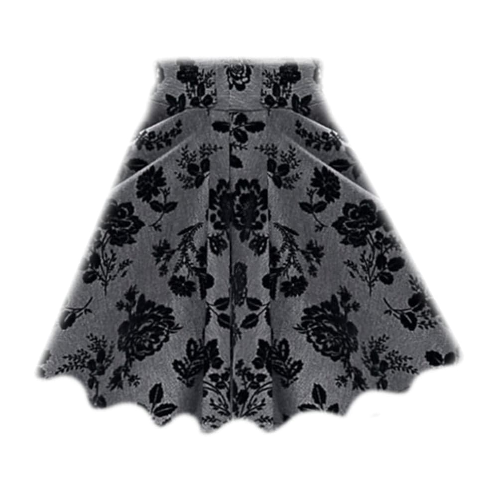 Girls Floral Skater Skirt