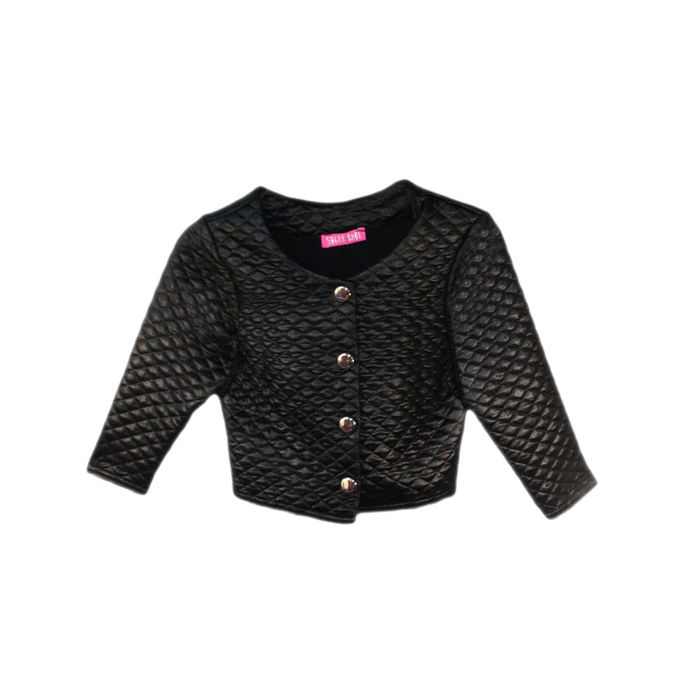 Girls Padded Bolero Quilted Jacket