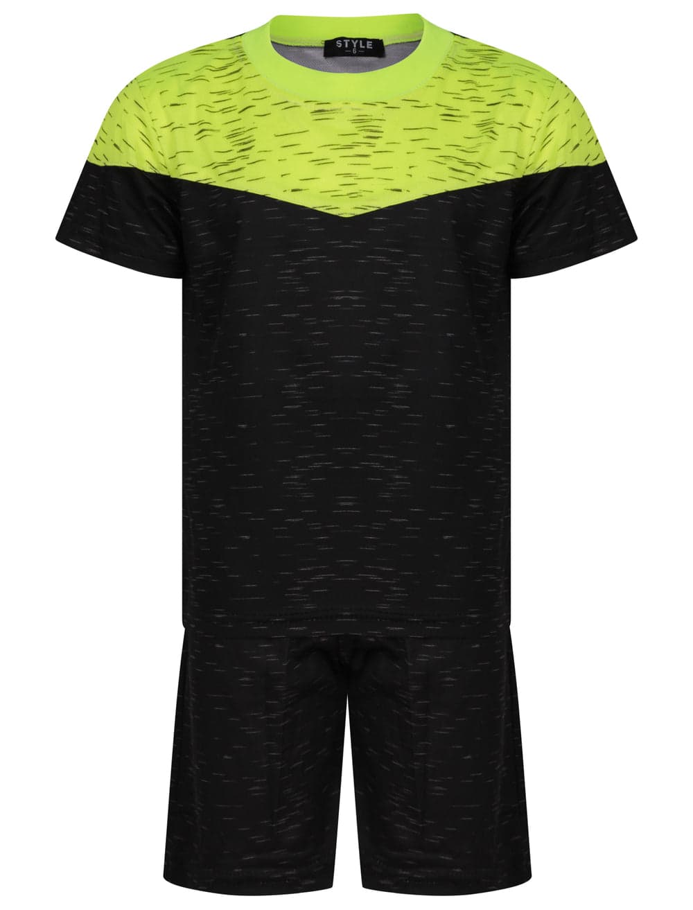 Boys Two Toned T-Shirt & Shorts Set