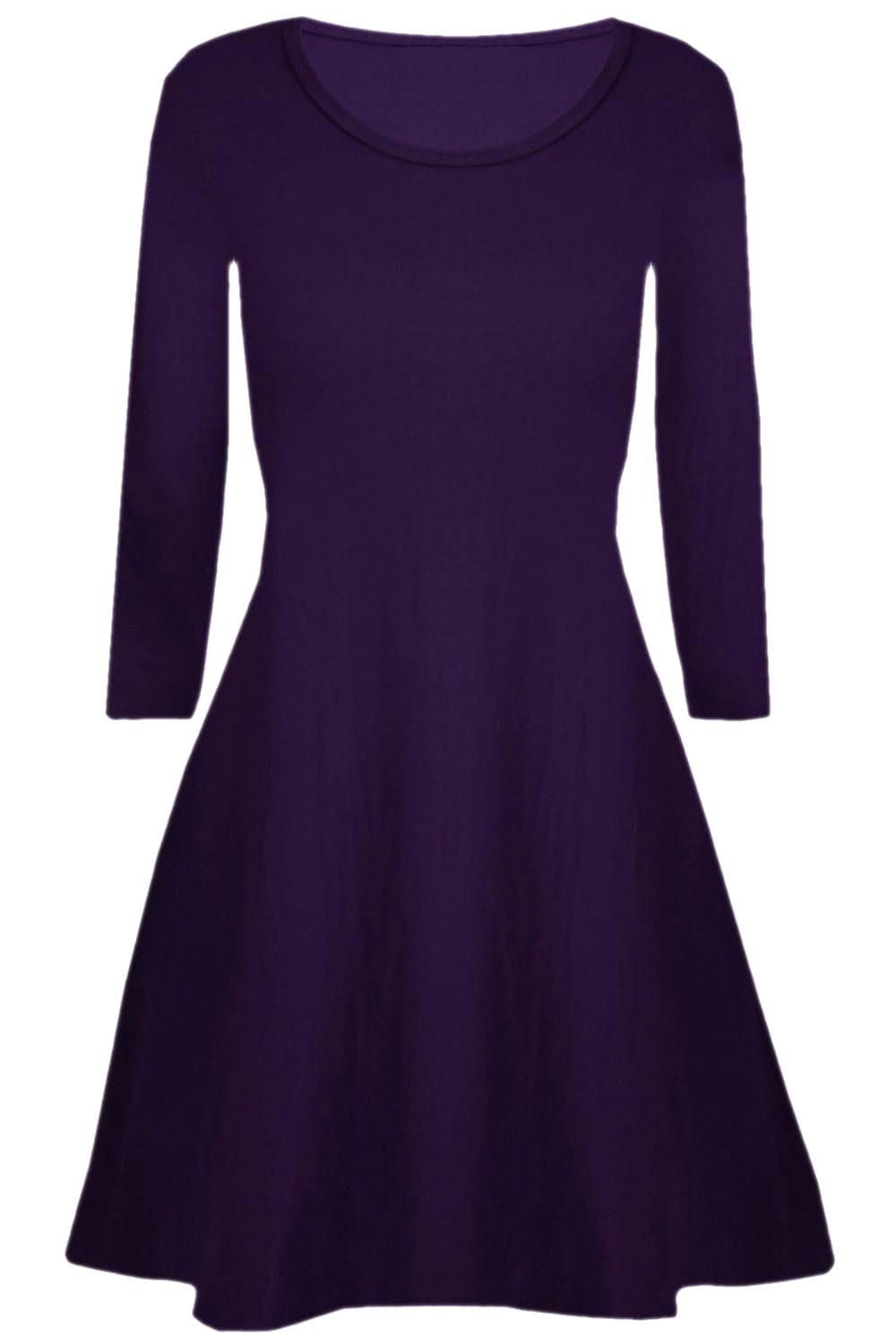 Girls Plain Swing Dress