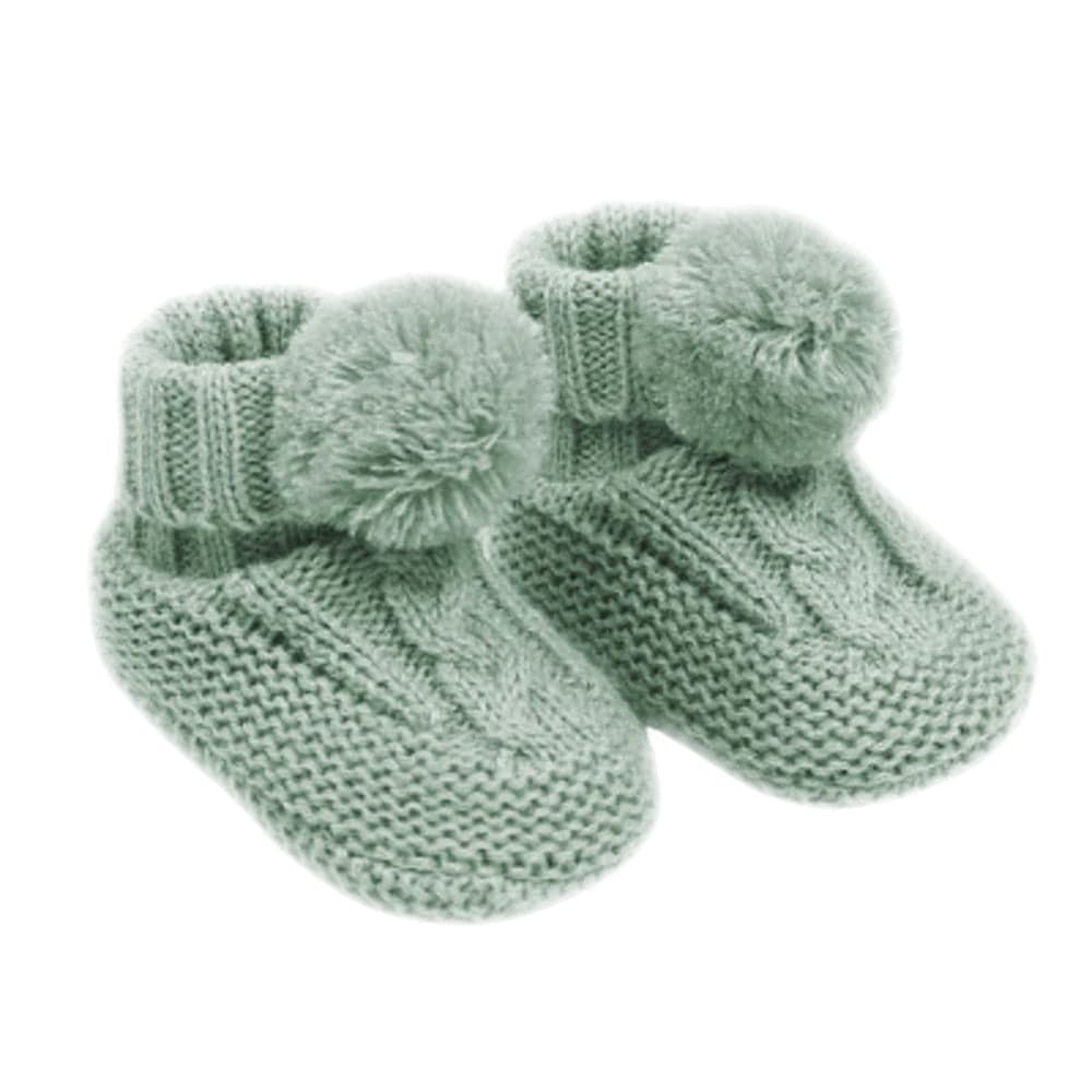 Baby Girls Pom Pom Booties