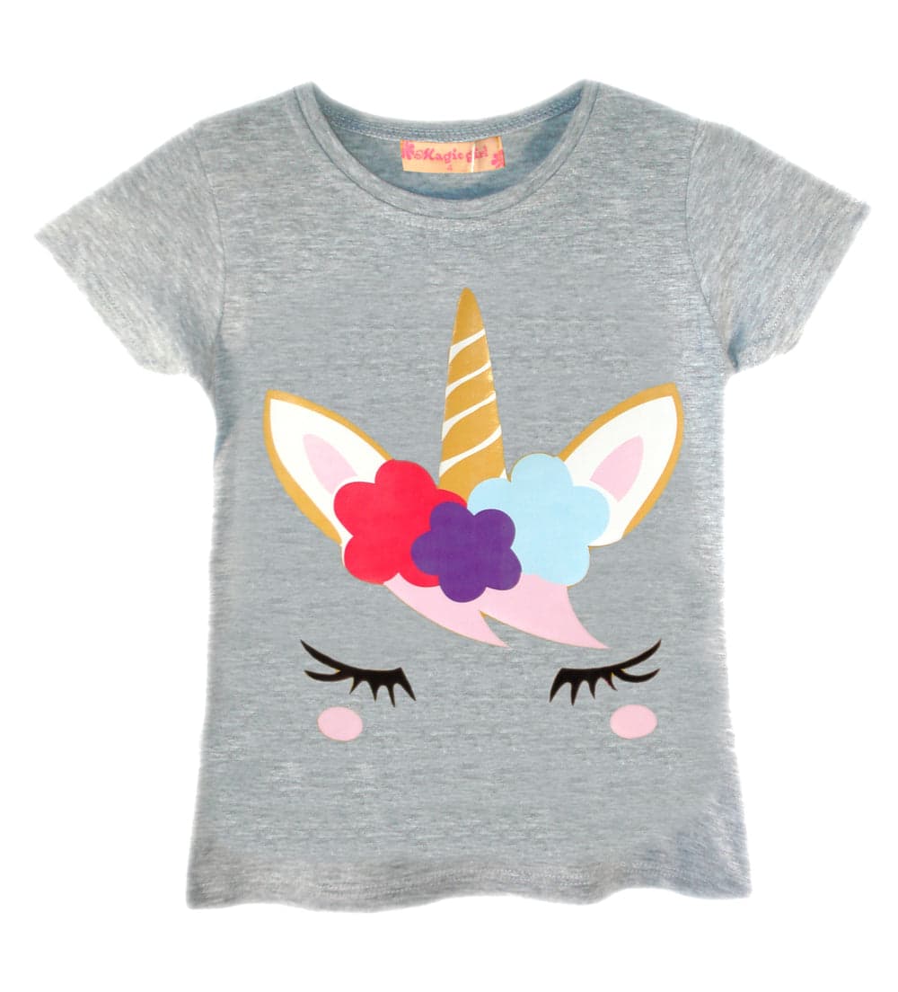 Girls Dab Unicorn T-Shirt