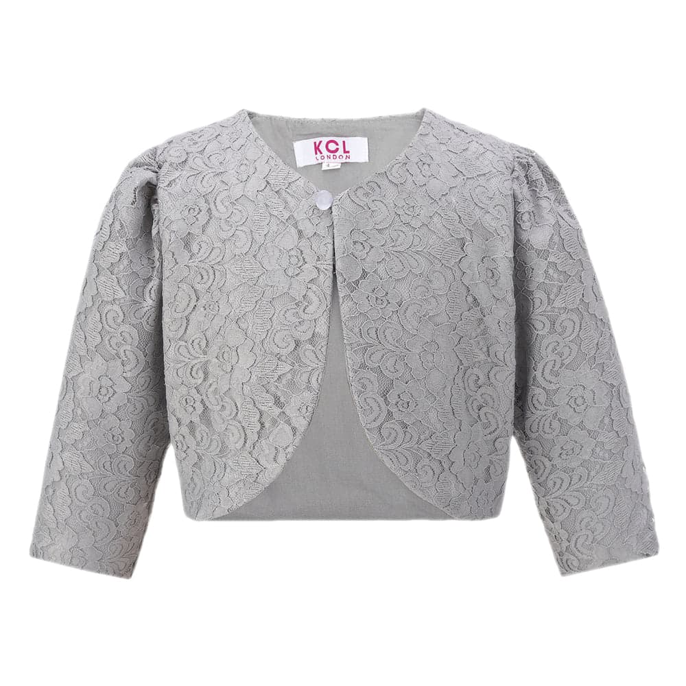 Girls Lace Bolero Floral Shrug