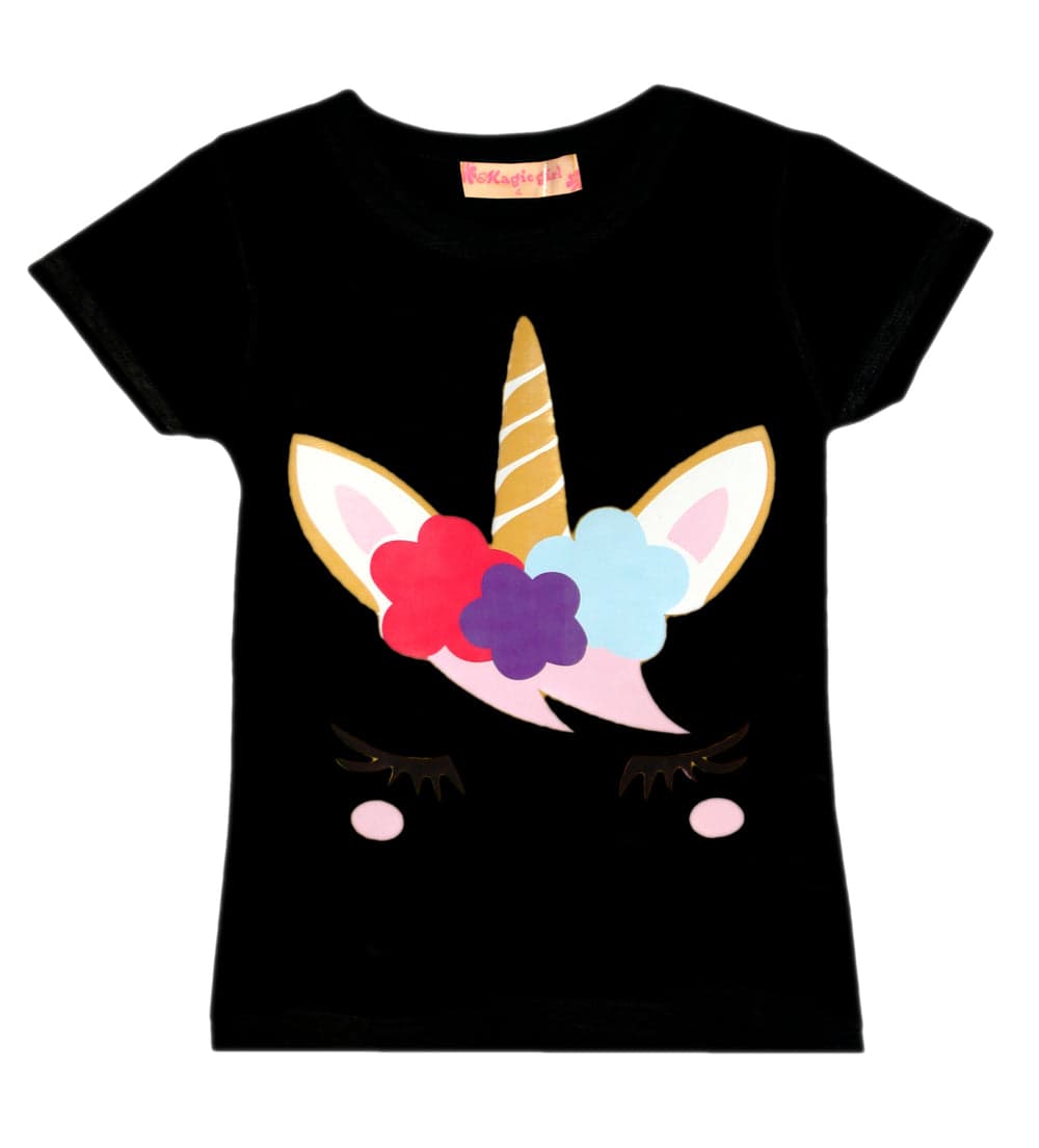 Girls Dab Unicorn T-Shirt