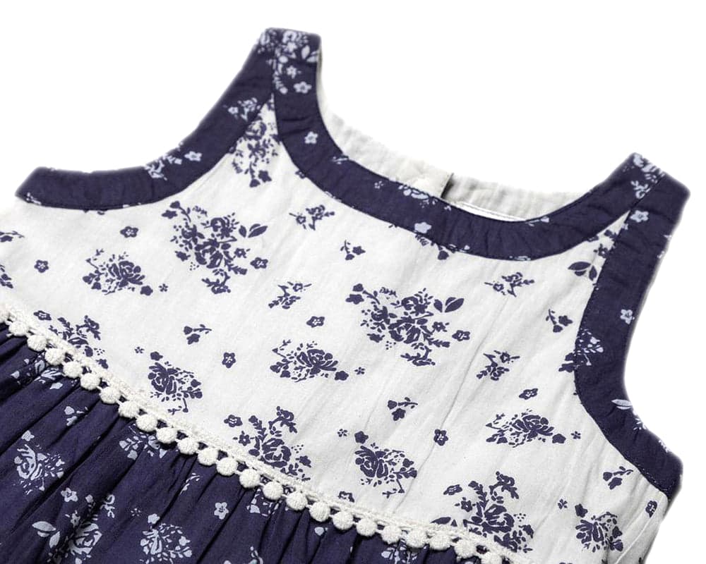 Girls Cotton Summer Patterned Dresses
