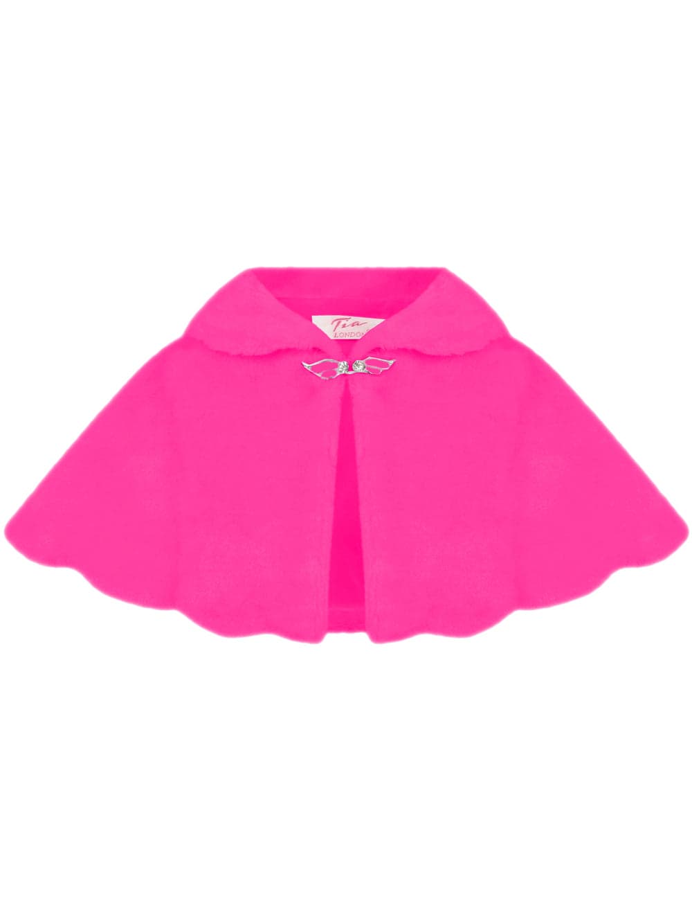 Girls Fur Shoulder Cape