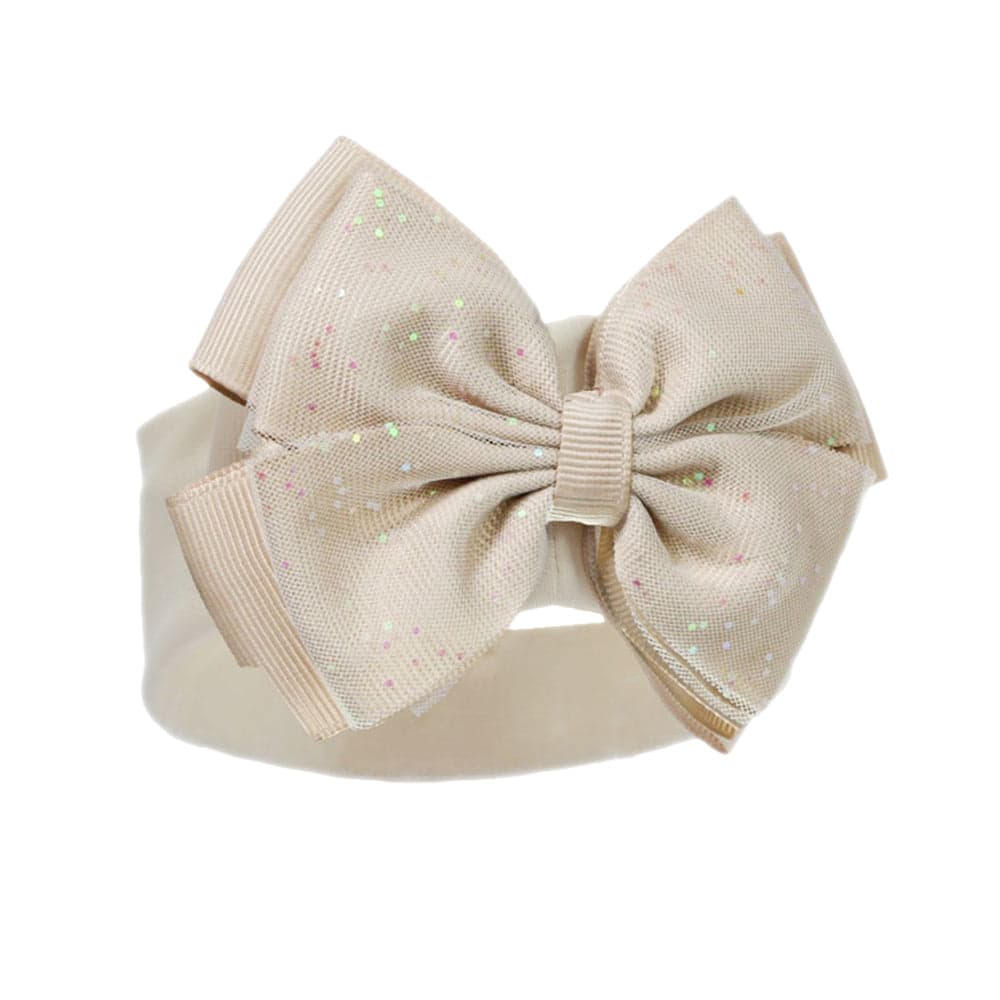 Baby Girls Sparkle Glitter Bow Headband