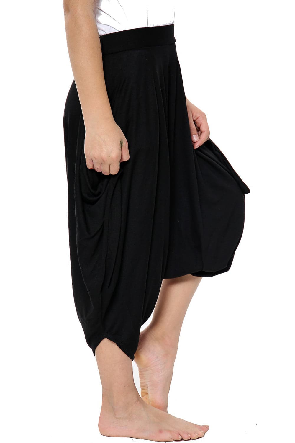 Girls Draping Romper Skirt