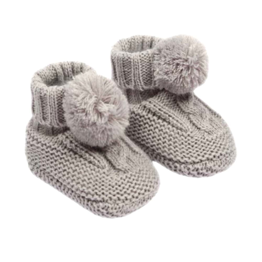 Baby Girls Pom Pom Booties