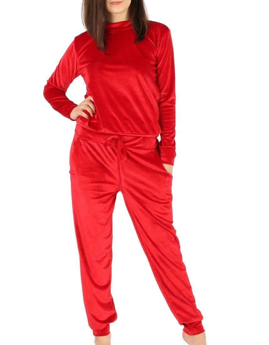 Girls Velvet Tracksuit