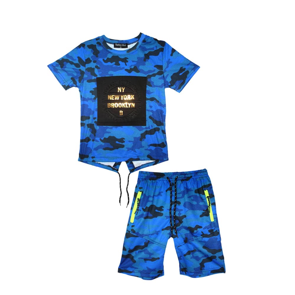Boys New York Brooklyn T-Shirt & Shorts Set