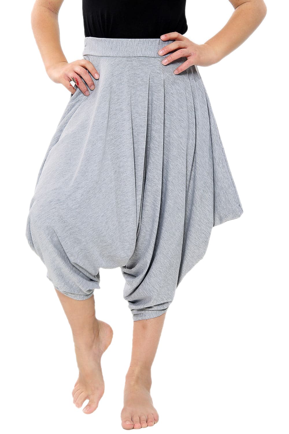 Girls Draping Romper Skirt