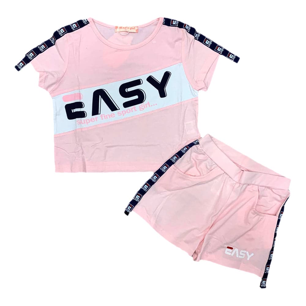 Girls Sports Top & Short Set