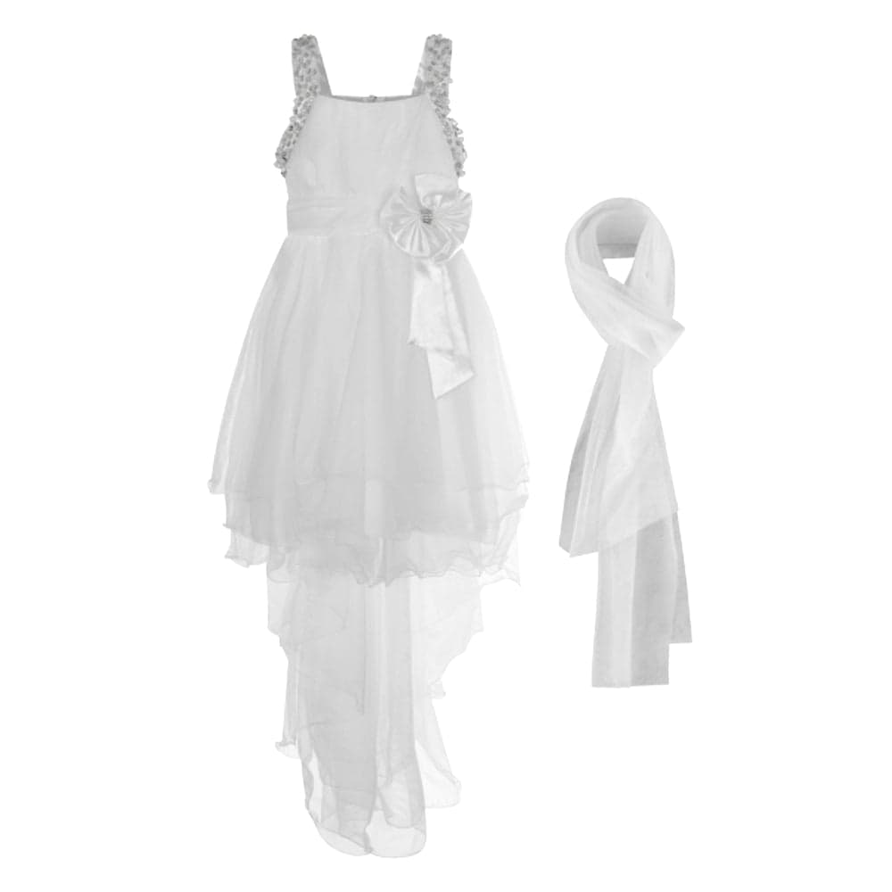 Girls Bridesmaids Long Party Dress
