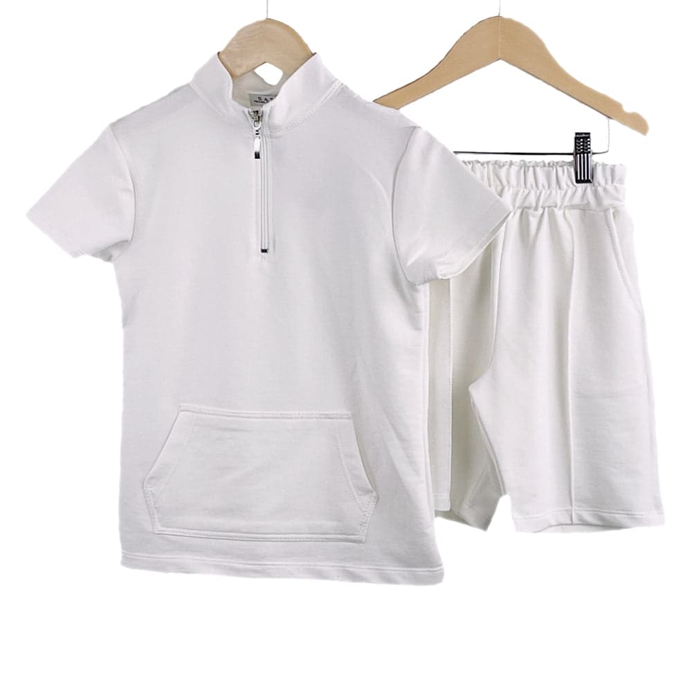 Boys Loungewear T-Shirt & Shorts Set Turtle Neck Outfits