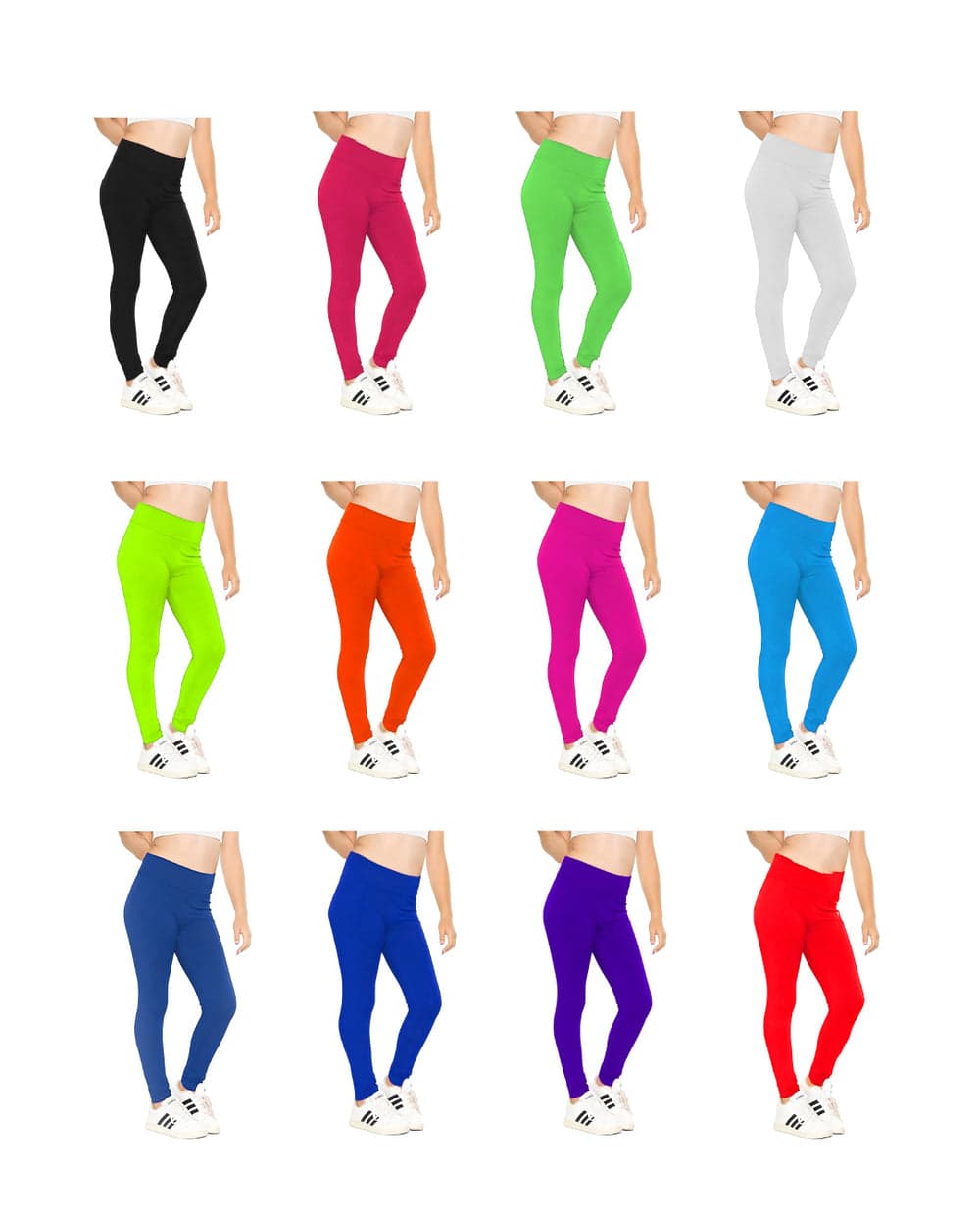 Girls High Waist Legging for Dance Outfit Gymanstic Stretch Pants Age 5 to 13 years