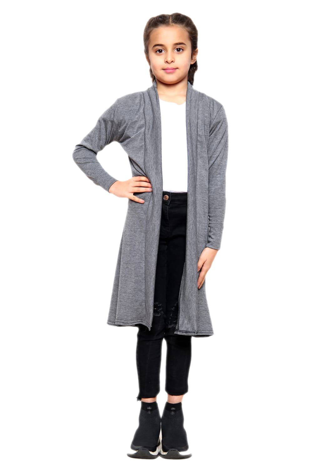 Girls Long Boyfriend Cardigan