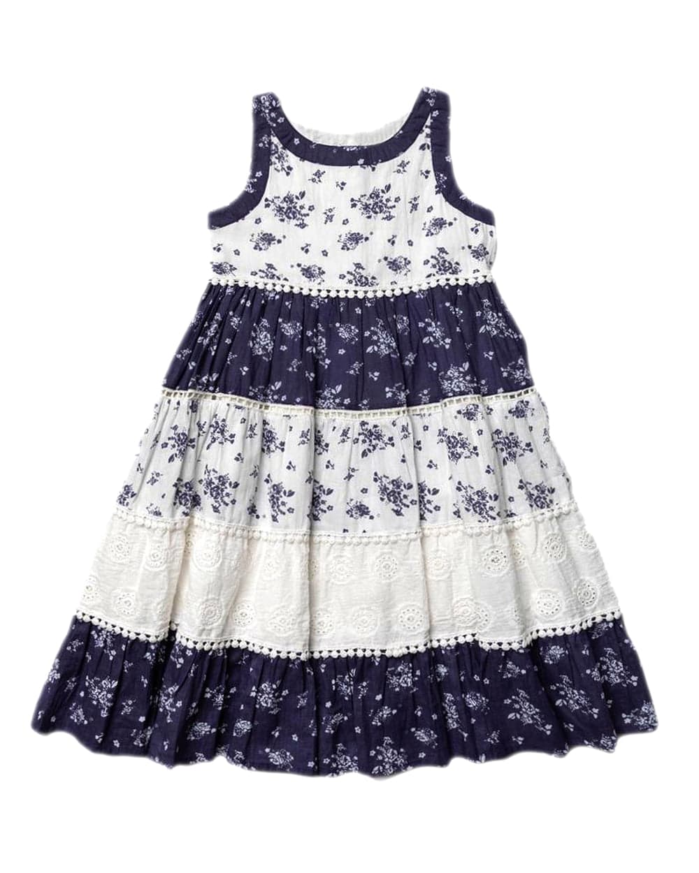 Girls Cotton Summer Patterned Dresses