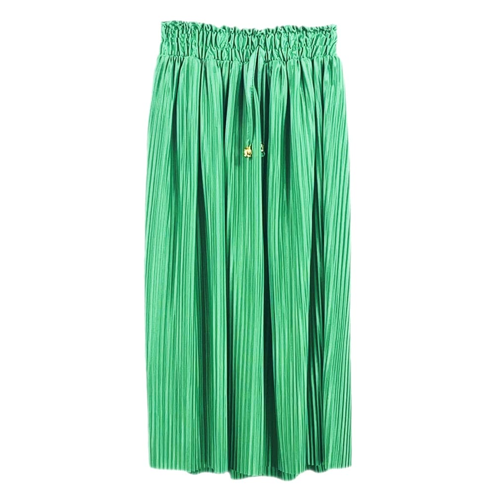 Girls Pleated Midi Skirt
