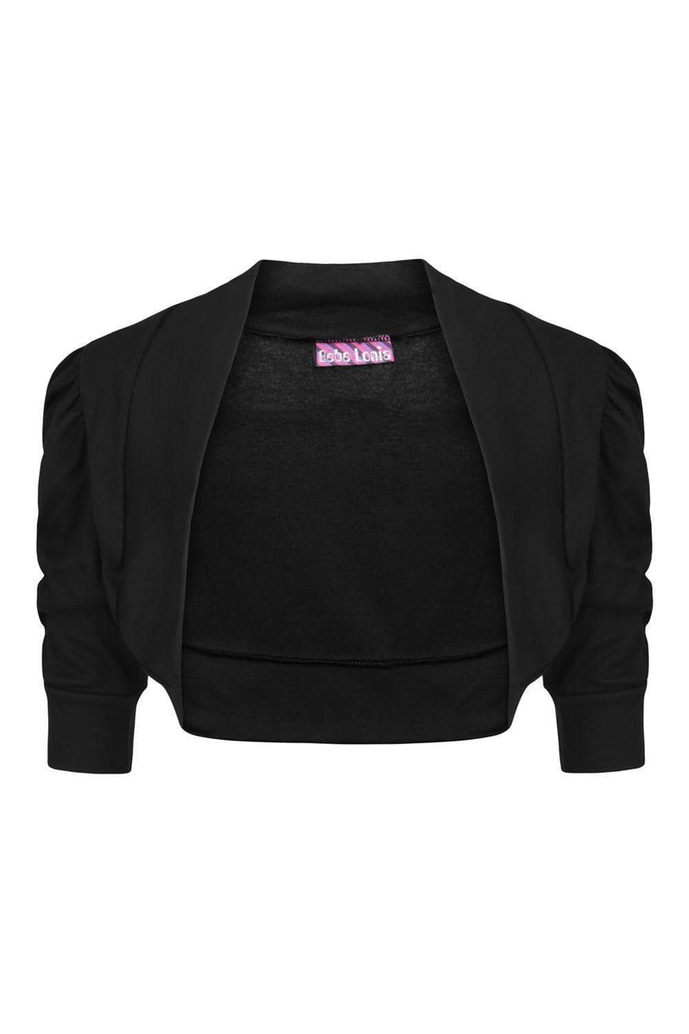Girls Ruched Sleeve Bolero