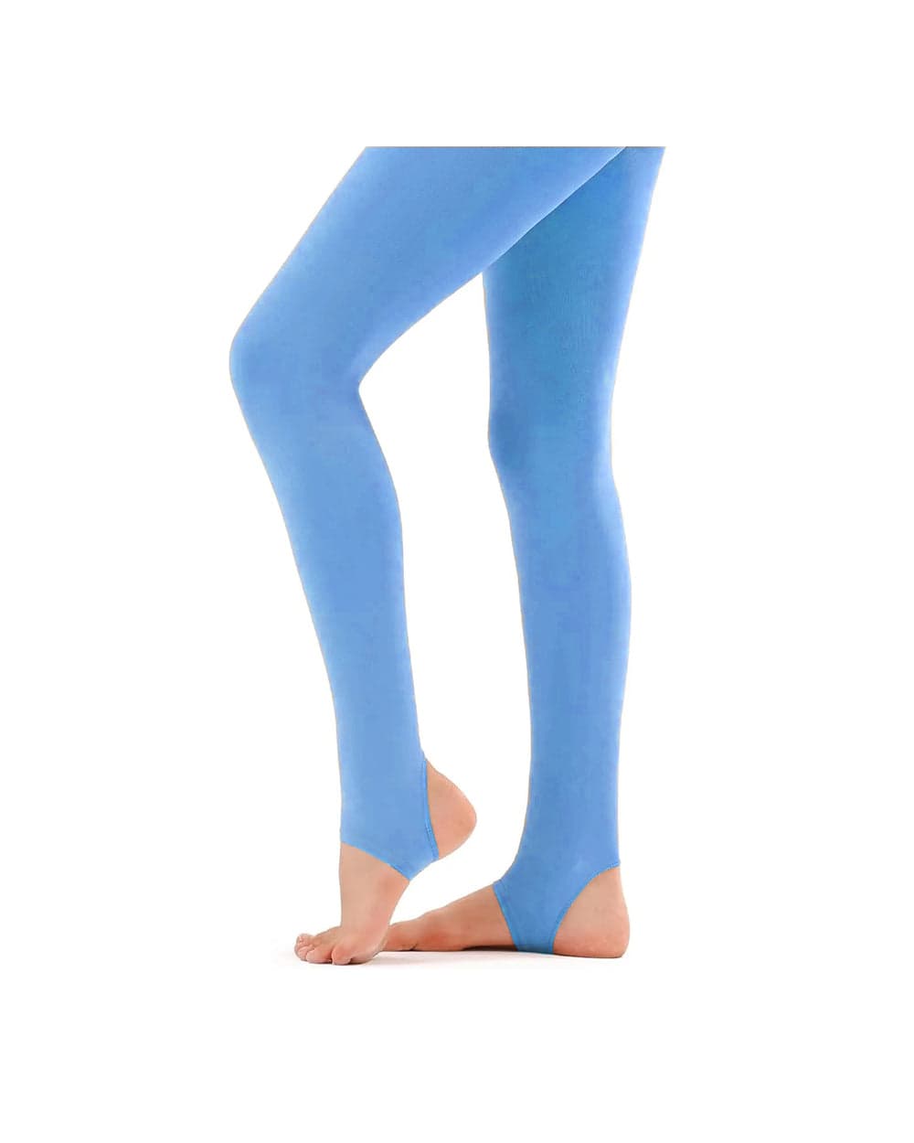 Girls Stirrup Leggings Plain Stretchy Gymanstic School Dance Microfibre Pants
