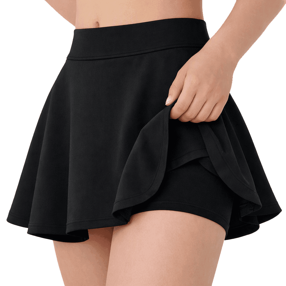 Girls Skort Skirt Shorts Kids School Summer Sports Skorts PE Dance Childrens