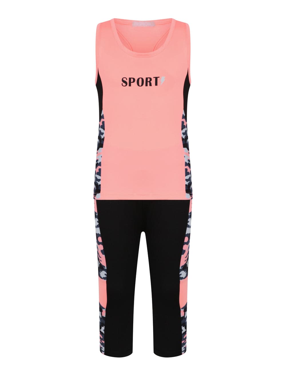 Girls Sports Vest Set
