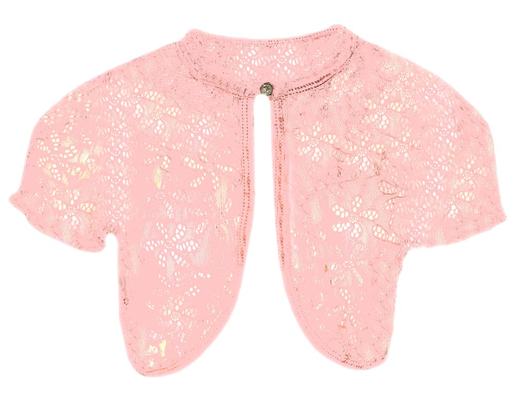 Girls Lace Bolero Shrug Short Sleeve Cardigan