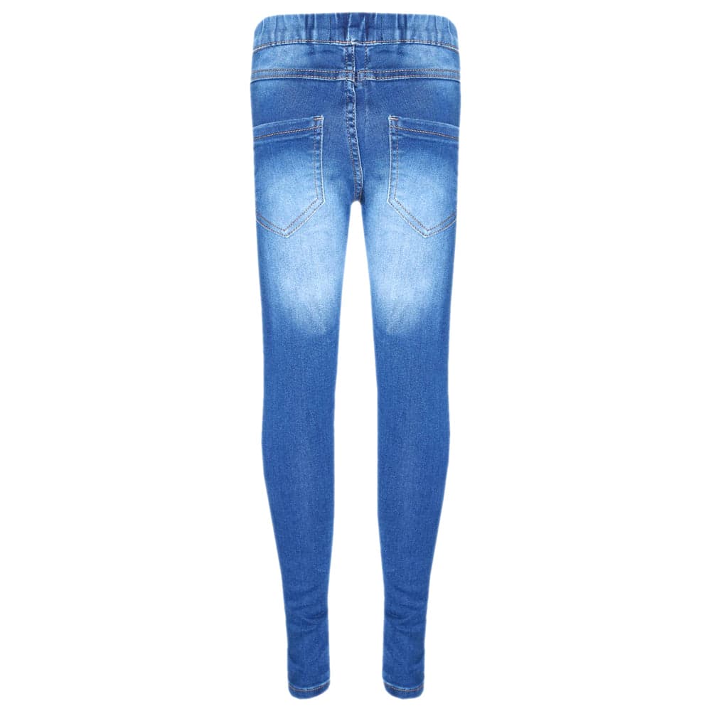 Girls Denim Jeggings Stretchy Jeans