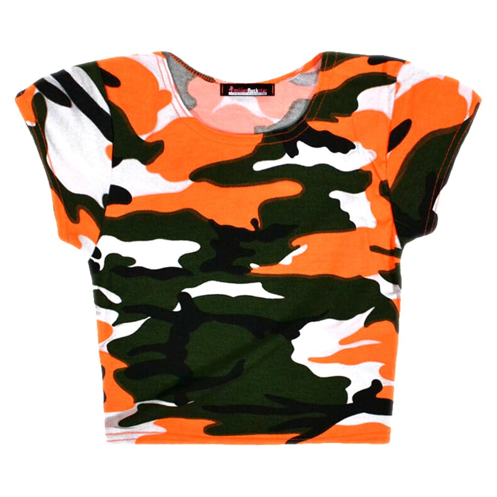 Girls Neon Camouflage Outfits
