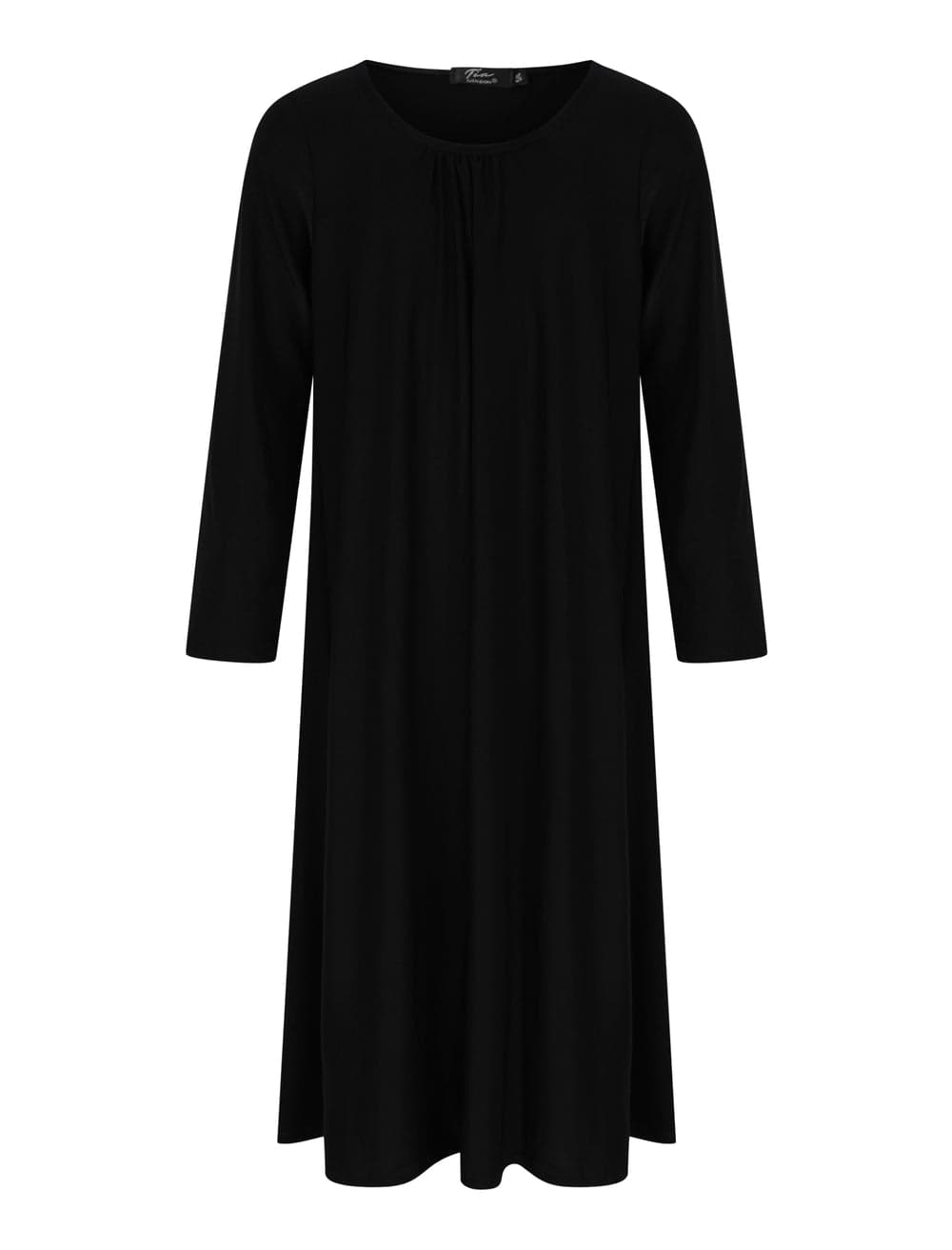 Girls Black Abaya Maxi Dress
