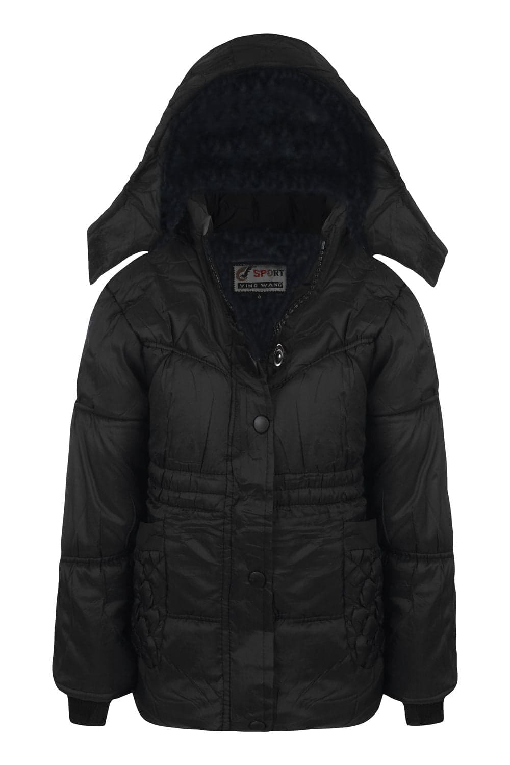 Girls Quilted School Jacket