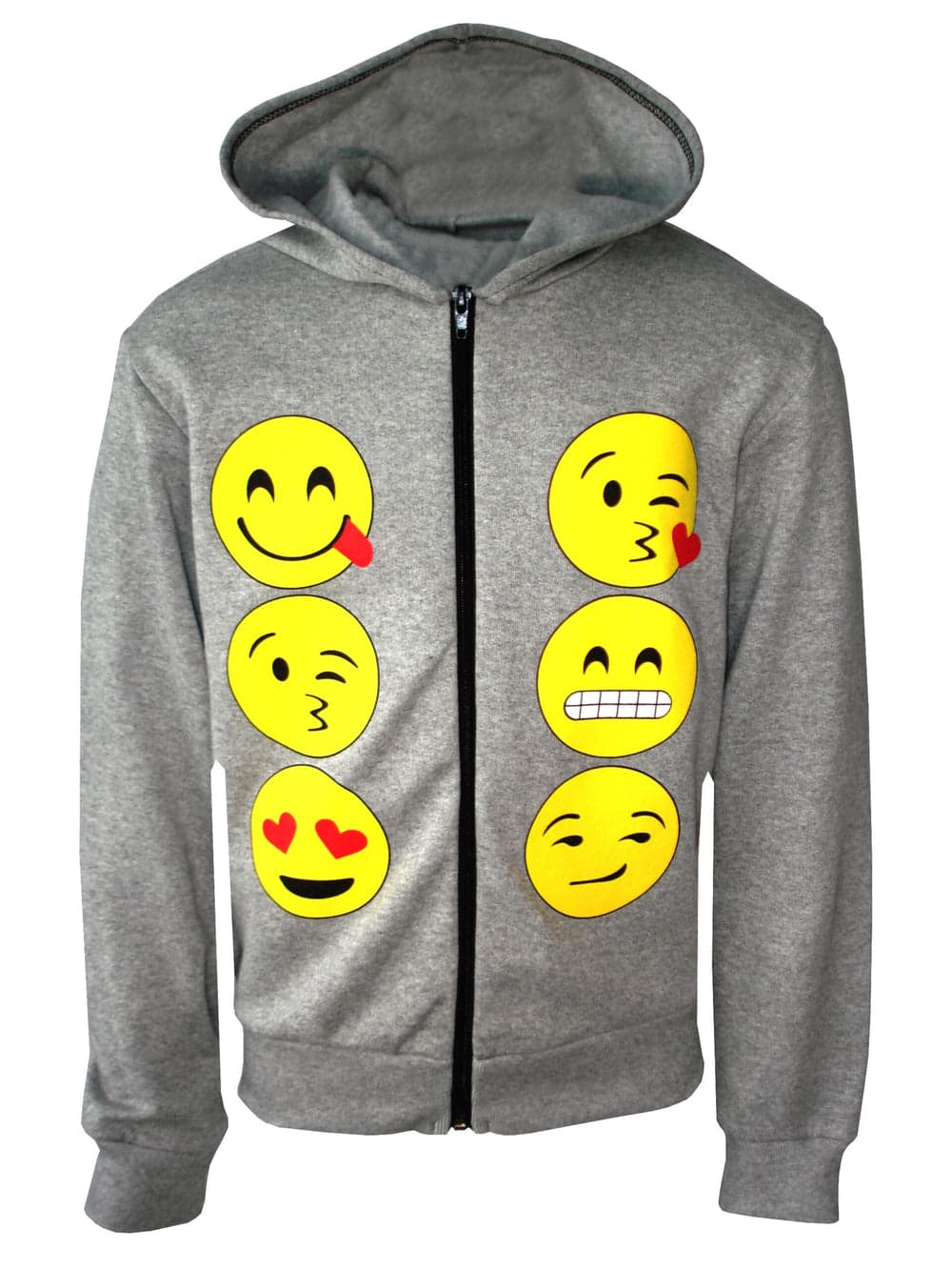 Girls Funny Faces Hoodie