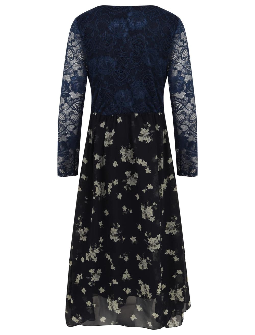 Girls Asymmetrical Floral Maxi Dresses