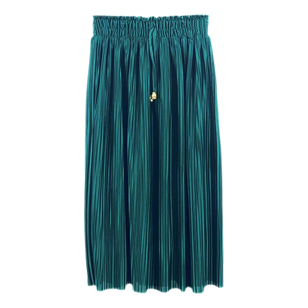 Girls Pleated Midi Skirt