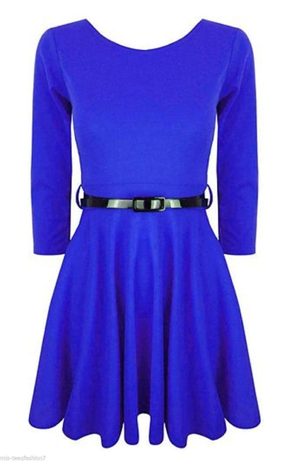 Girls Long Sleeve Skater Dress