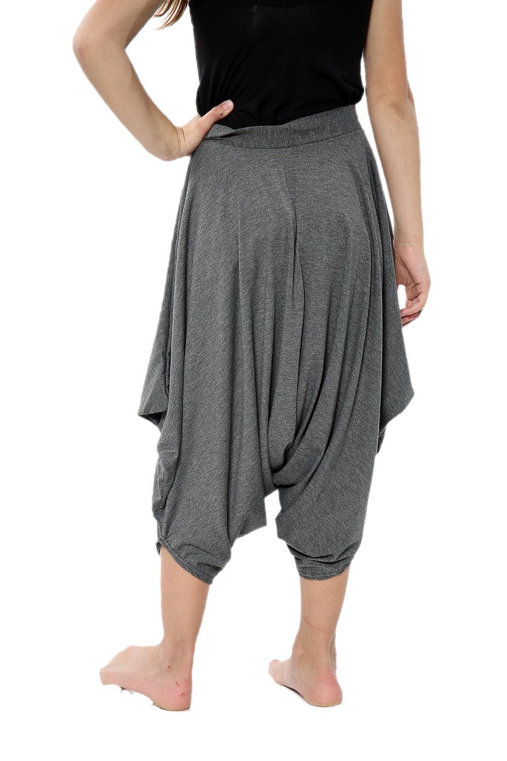Girls Draping Romper Skirt