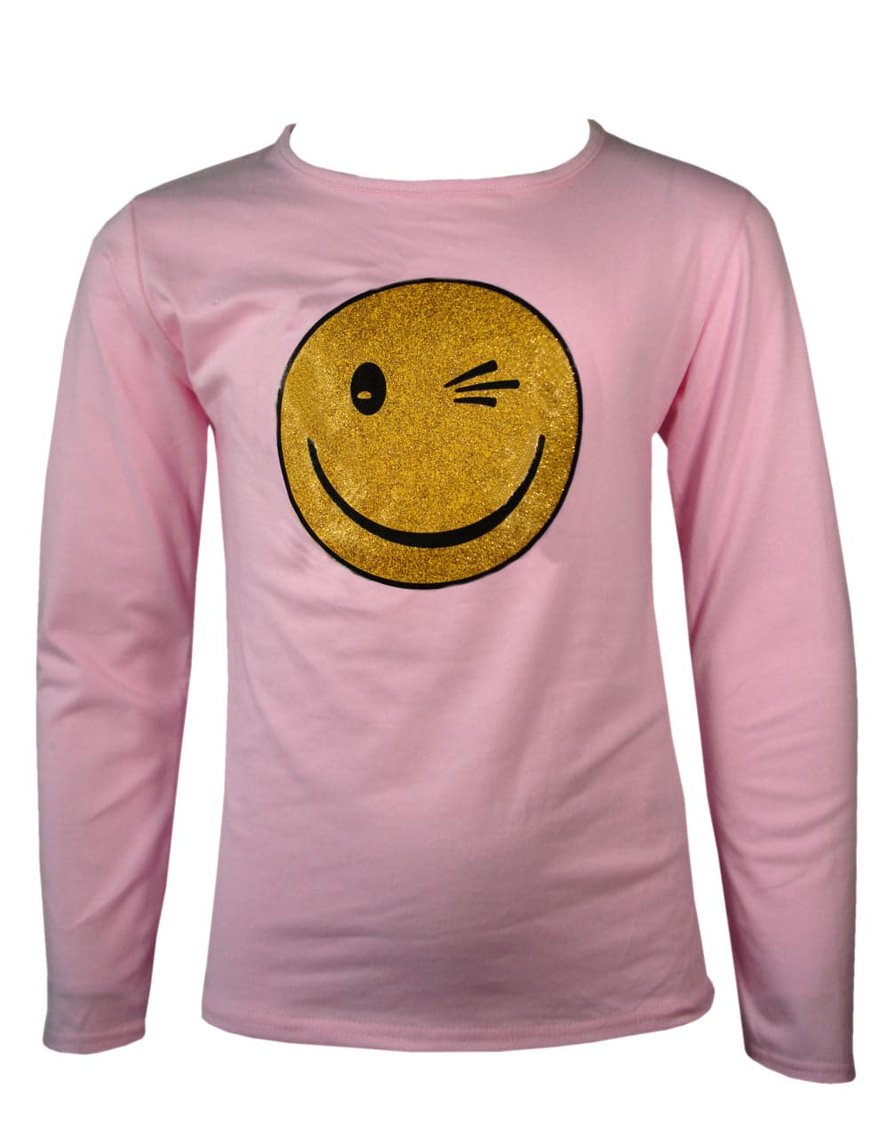 Girls Glitter Sequin Wink Tops