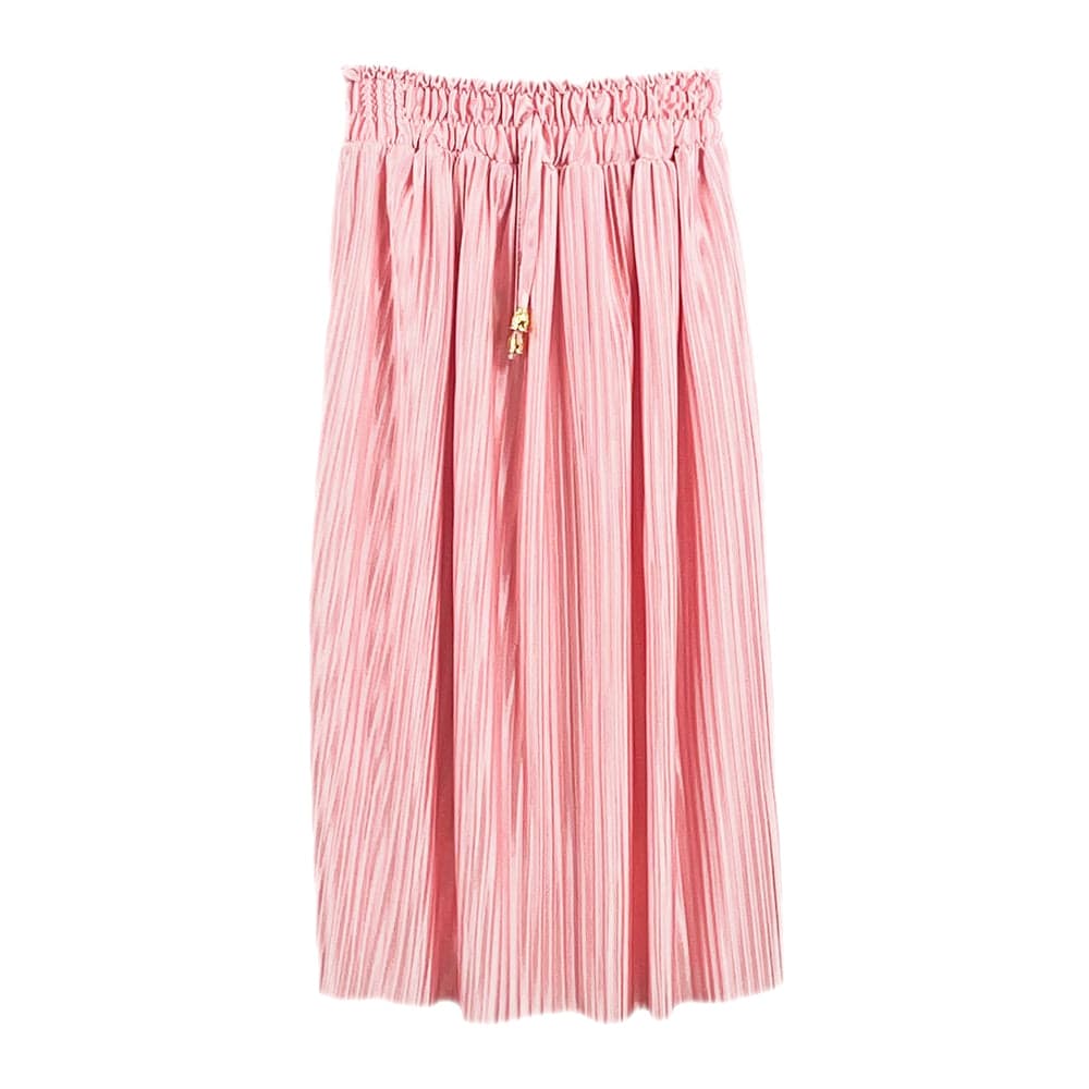 Girls Pleated Midi Skirt