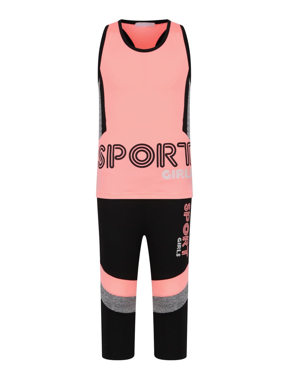 Girls Sports Vest Set