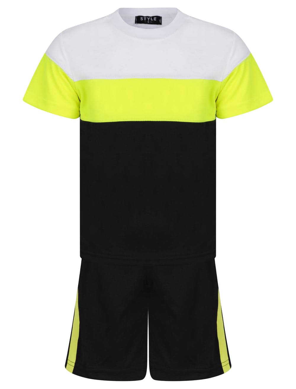 Boys Two Toned T-Shirt & Shorts Set