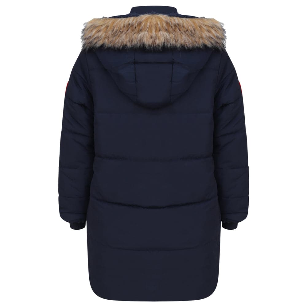 Boys Parka Winter Faux Fur Hooded Coats