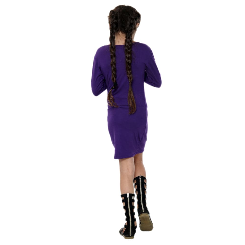 Girls Long Sleeve Bodycon Midi Dress