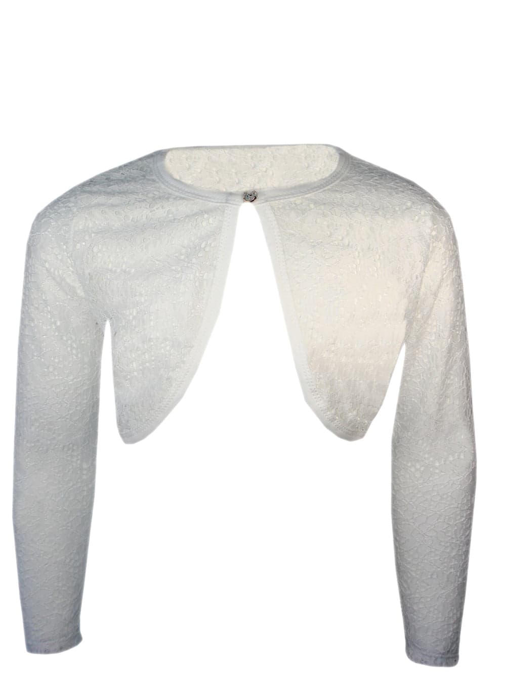 Girls Lace Bolero Shrug Long Sleeve Cardigan