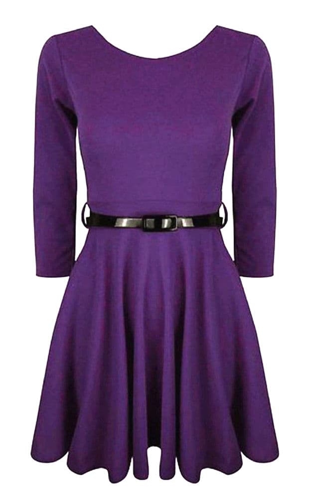 Girls Long Sleeve Skater Dress