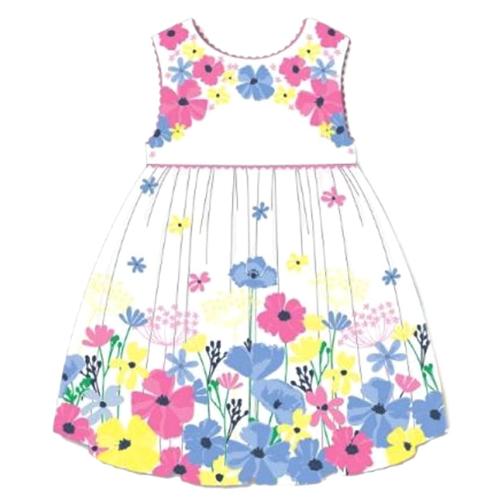 Girls Cotton Summer Patterned Dresses