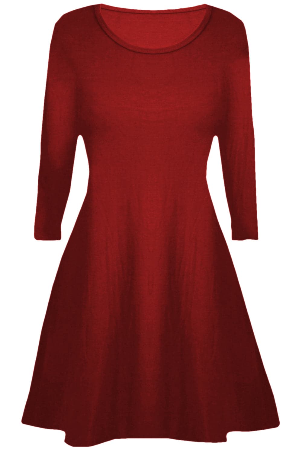 Girls Plain Swing Dress