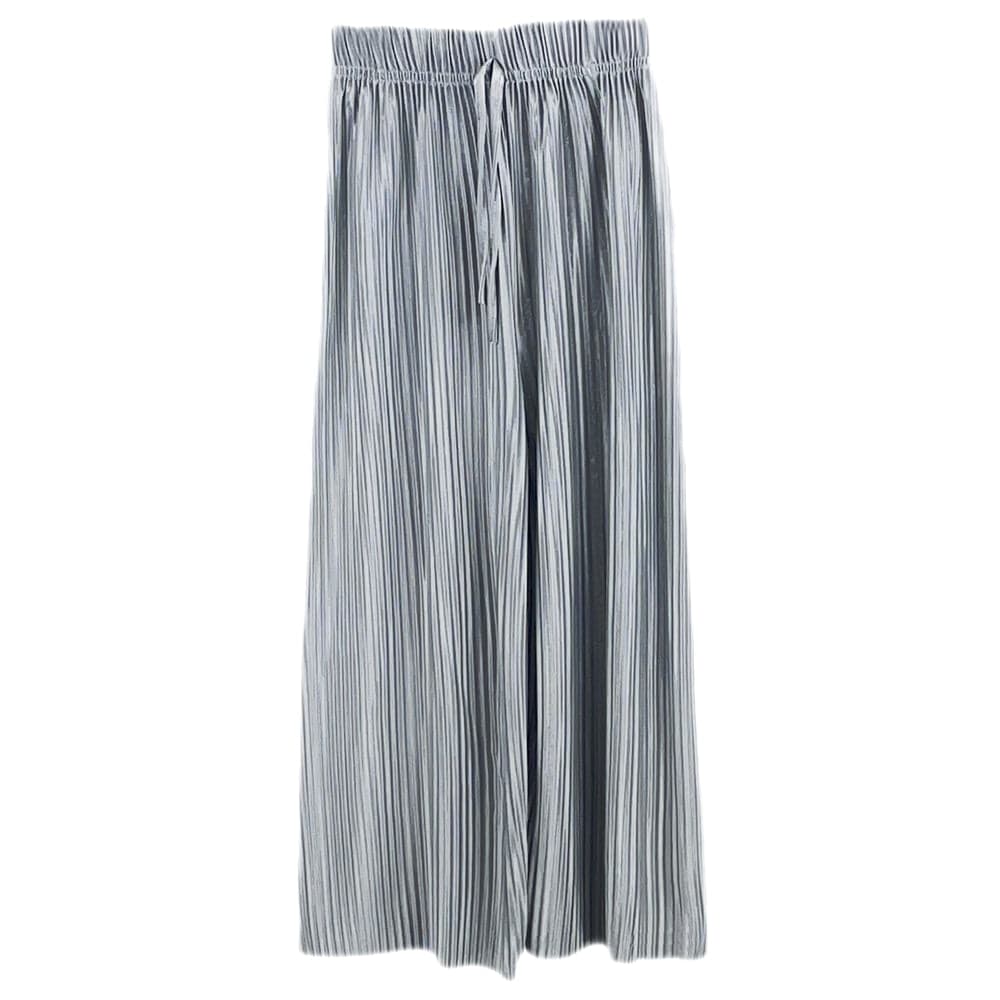 Girls Pleated Capri Baggy Wide Leg Trousers